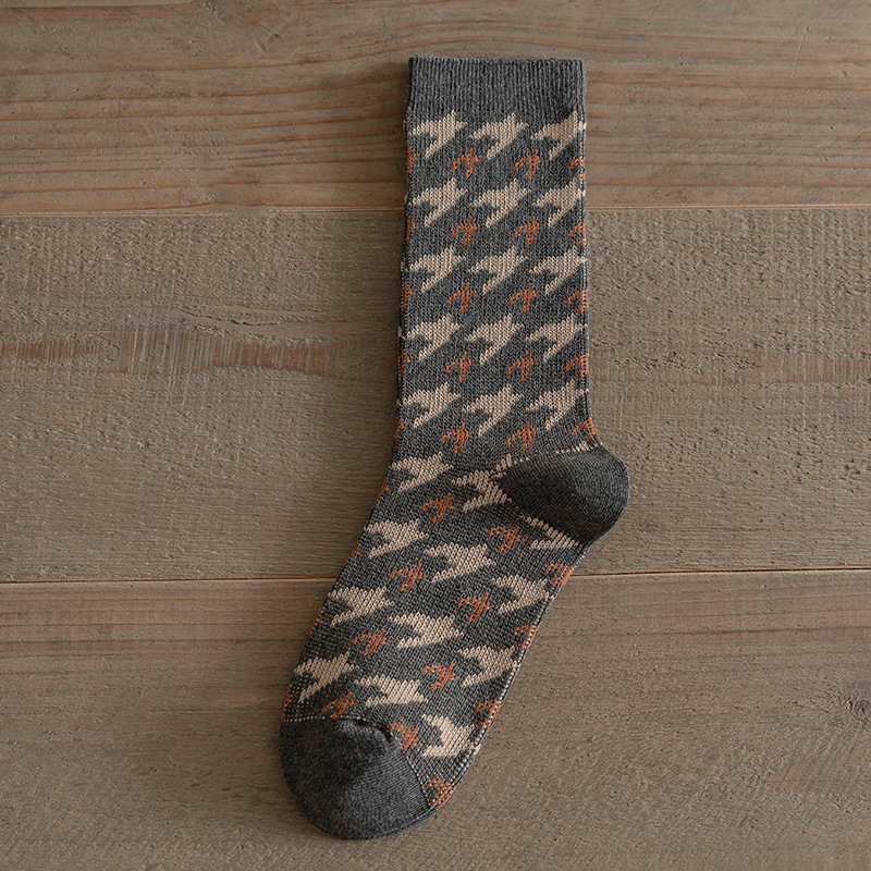 Women's Autumnwinter Long Socks Vintage Ethnic Style photo 5