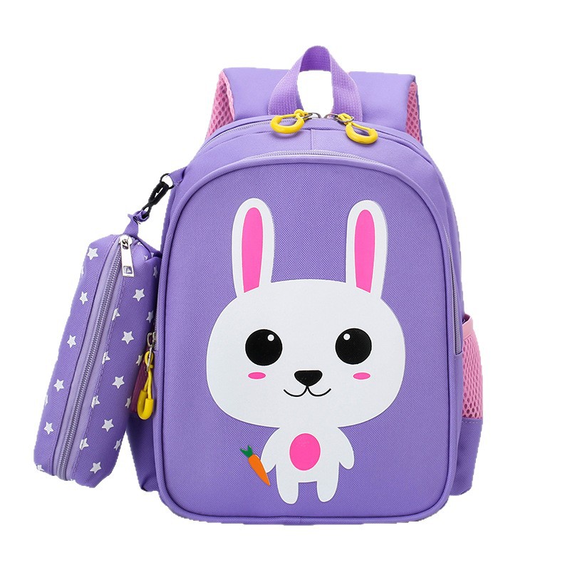 Little Rabbit Children's School Bag Girls' Kindergarten Backpack photo 6