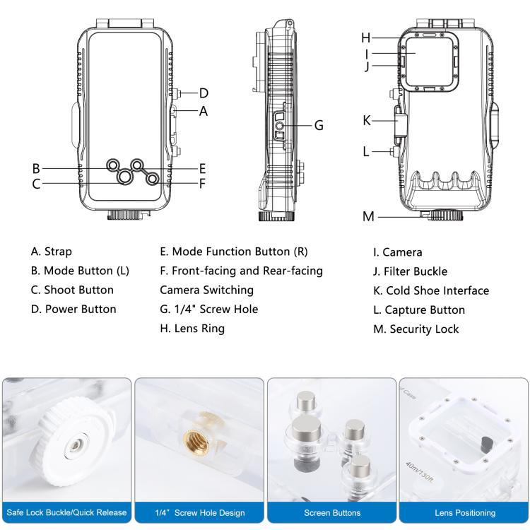 40-meter Waterproof Diving Case For Smartphones photo 5