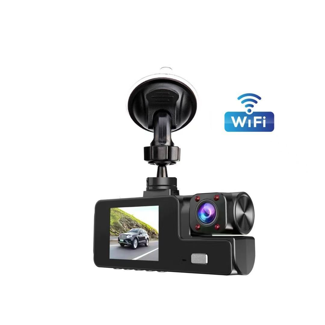 2-inch 3-lens Dashcam HD Night Vision 1080P photo 2