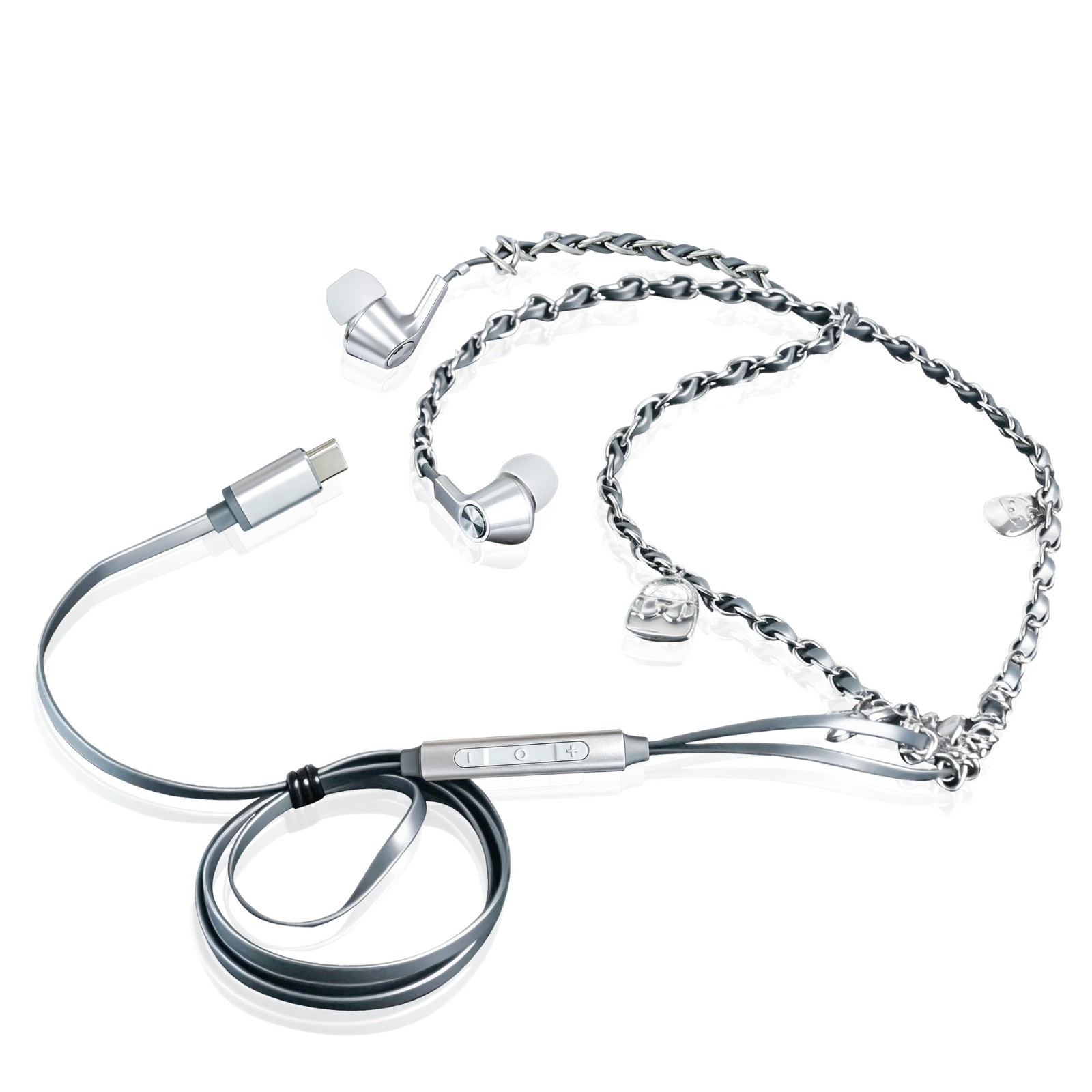 Wired Neckband USB Plug-in Control Headset With Microphone photo 5
