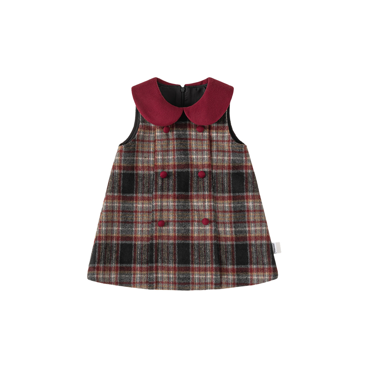 Ruffle-neck Sleeveless Childrens Dress photo 6