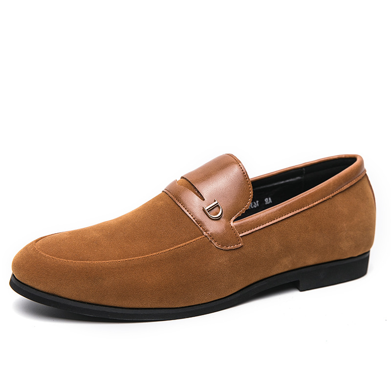 Business Suede Pointed Toe Low Heel Shoes photo 4