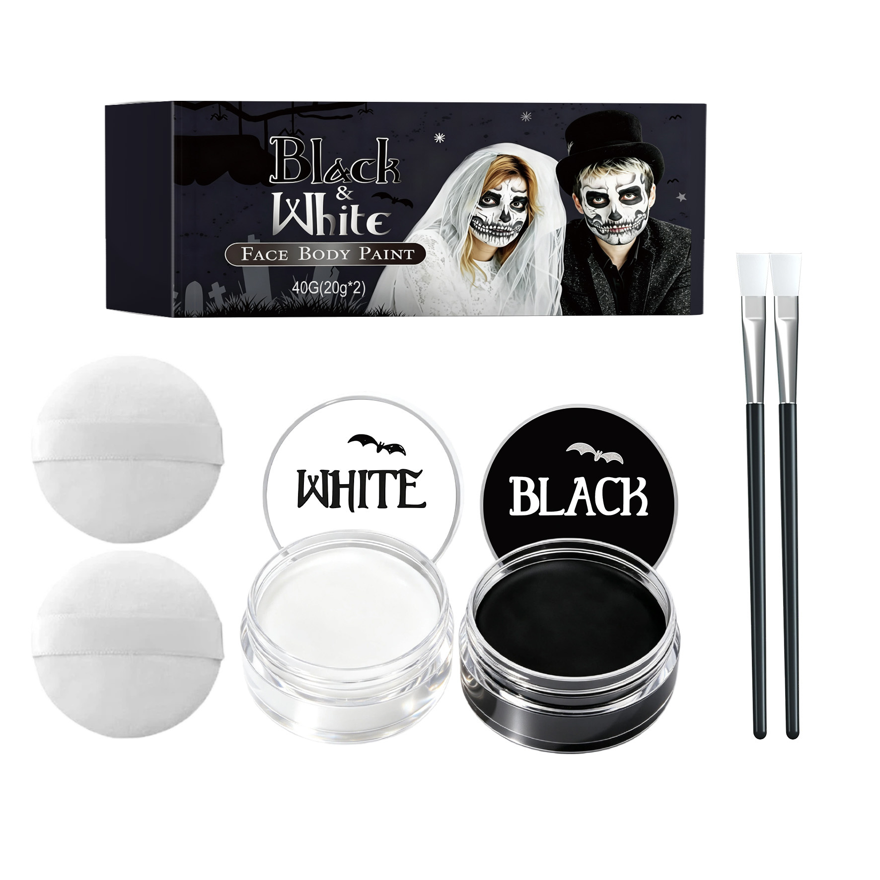 Halloween Vampire Clown Makeup Face Painting photo 4