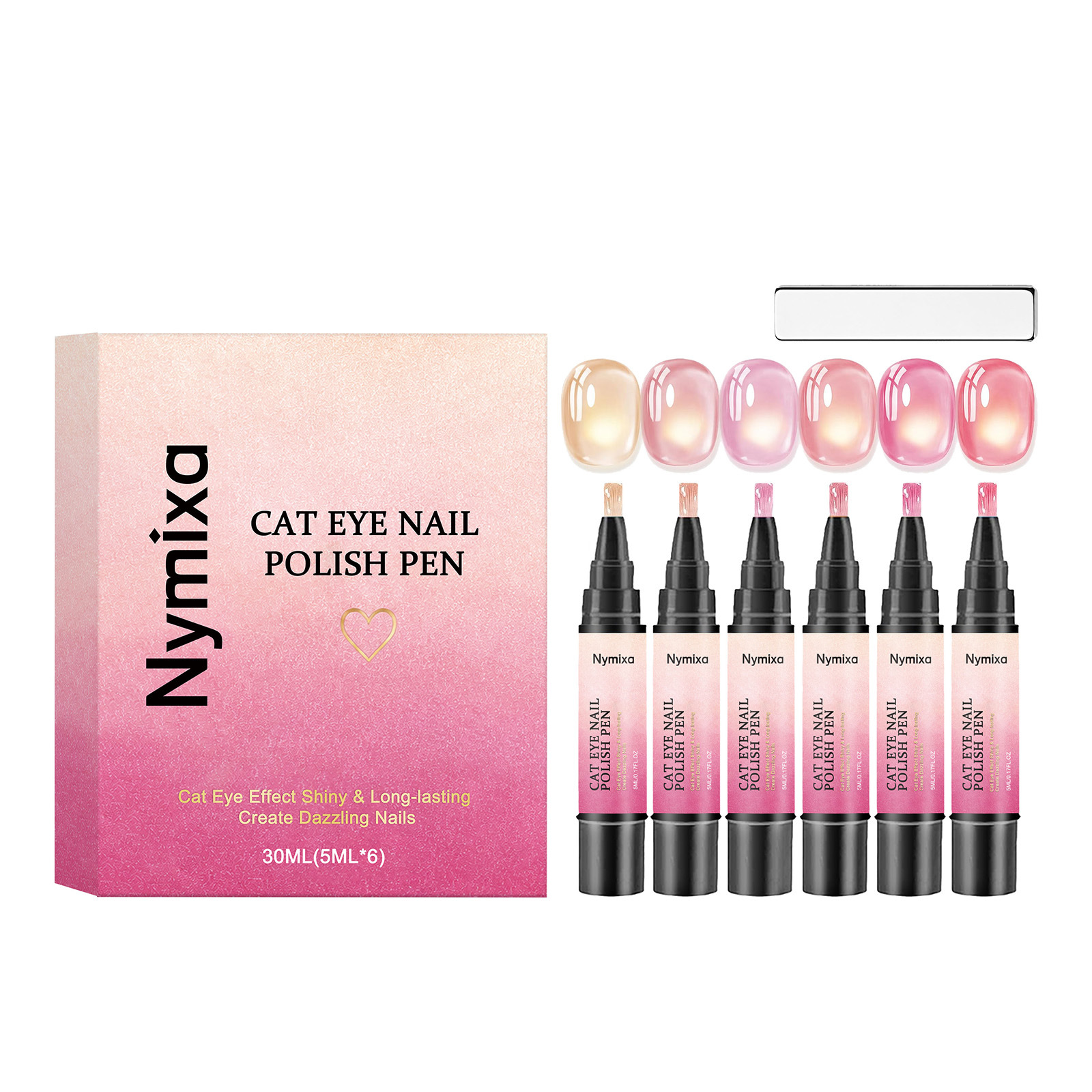 Easy-to-apply Multi-purpose Gel Nail Polish Pen Set photo 7