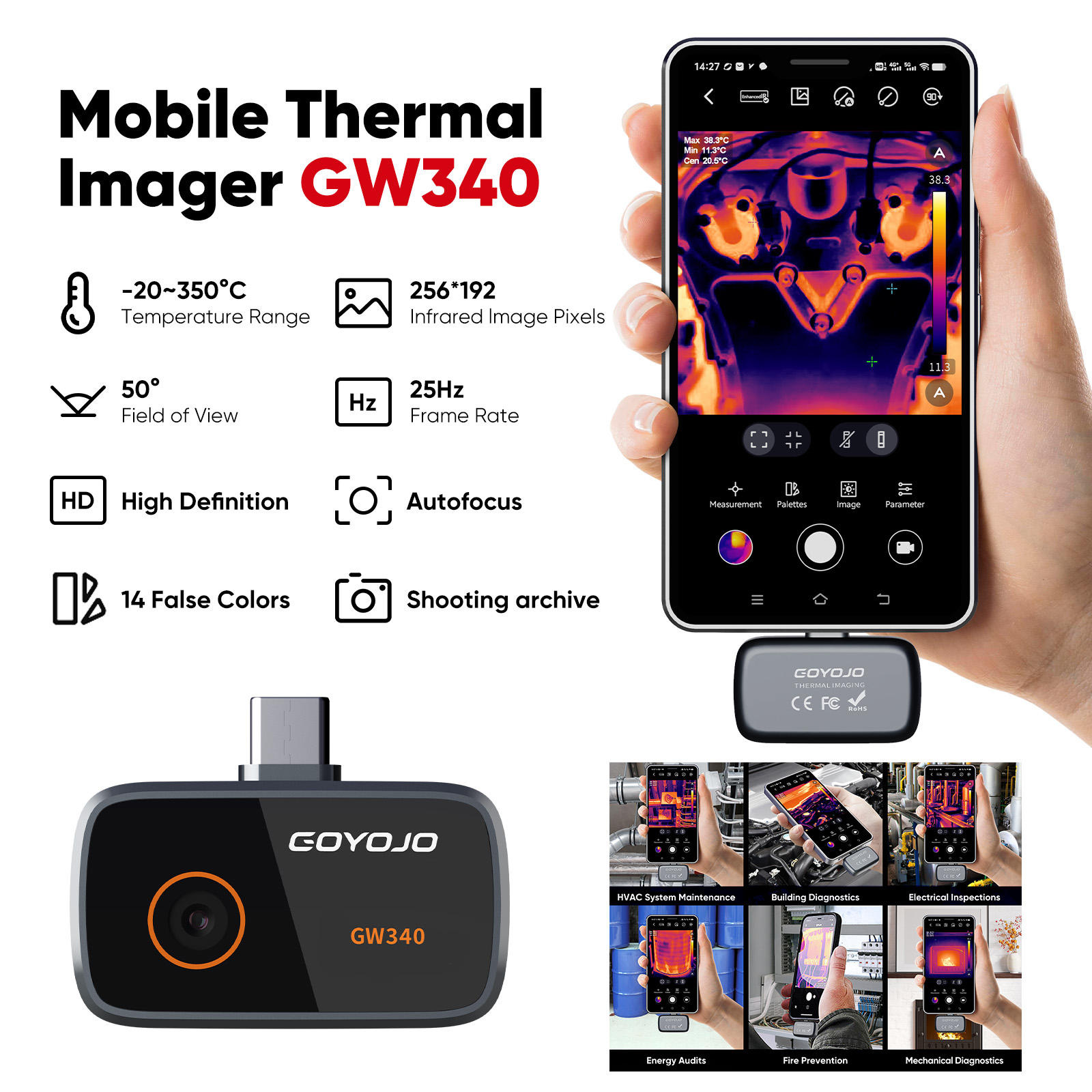 Mobile Line Infrared Thermal Imager photo 2