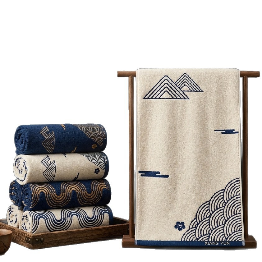 Household 7A Antibacterial Chinese-Style Towel photo 8