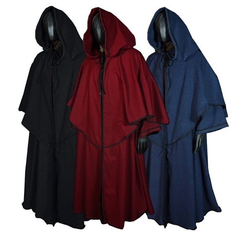 Cloak Hooded Robe Cloak Long Robe photo 1