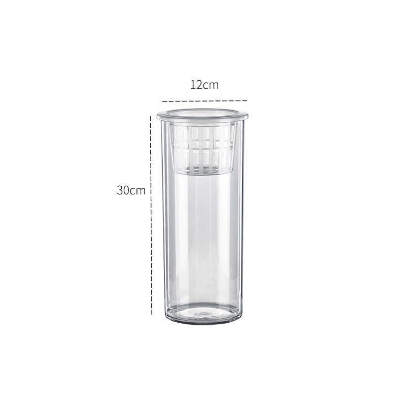 Living Room Micro Landscape Desktop Ecological Pot Transparent Plastic Creative Decoration Fish Tank photo 3