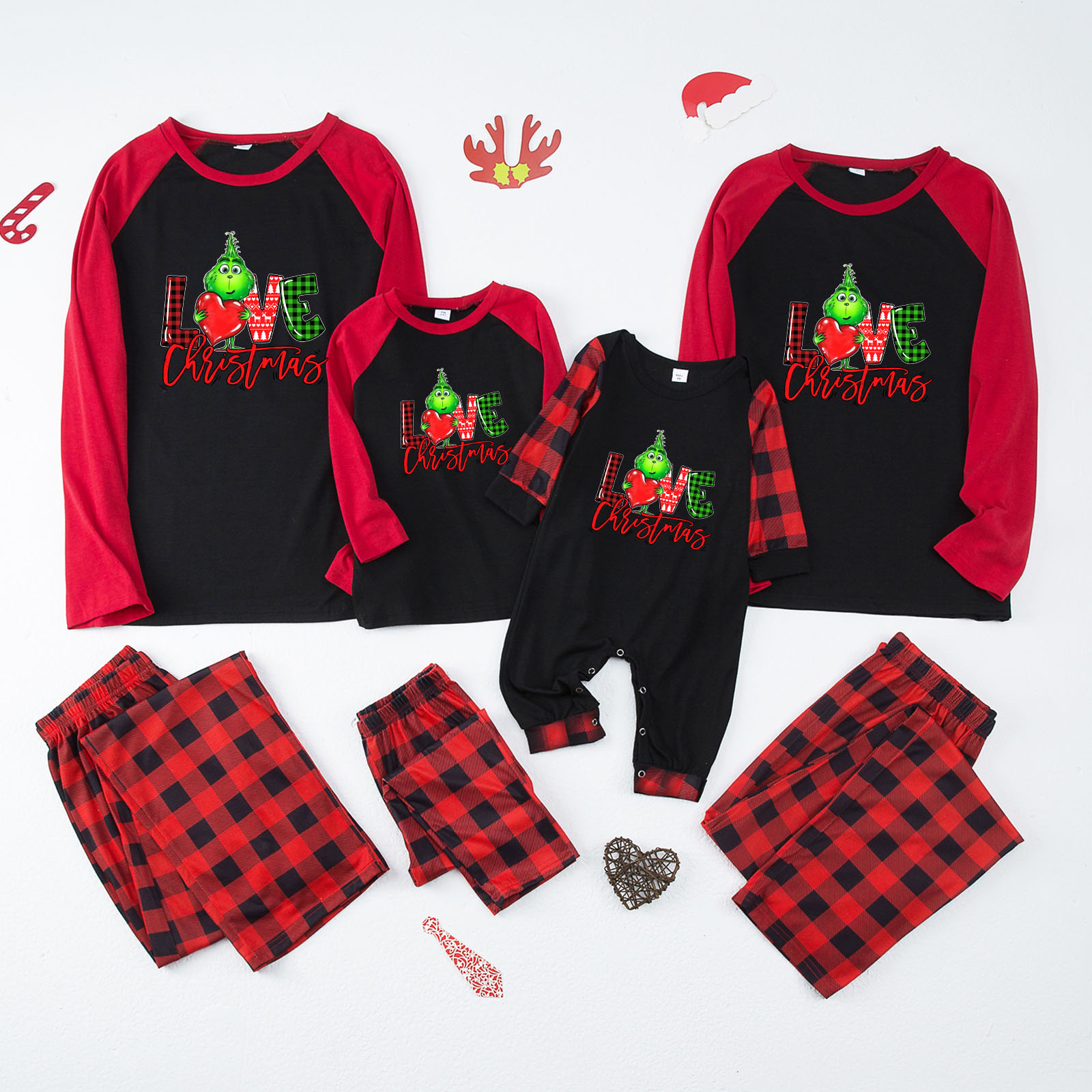 Christmas Parent-child Wear Family Pack Homewear Pajamas Suit photo 5
