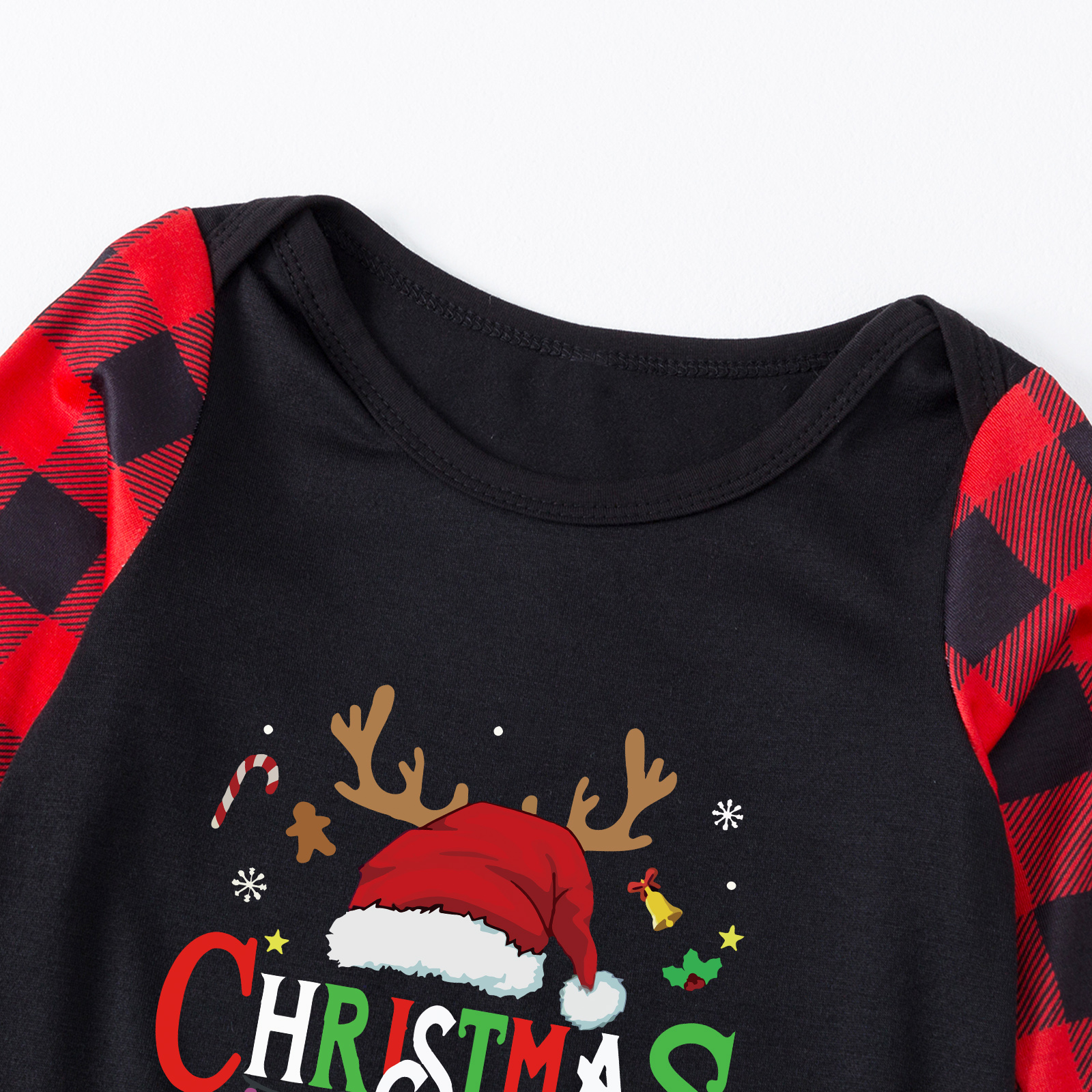 European And American Christmas Parent-child Homewear Clothes Pajamas Suit photo 7