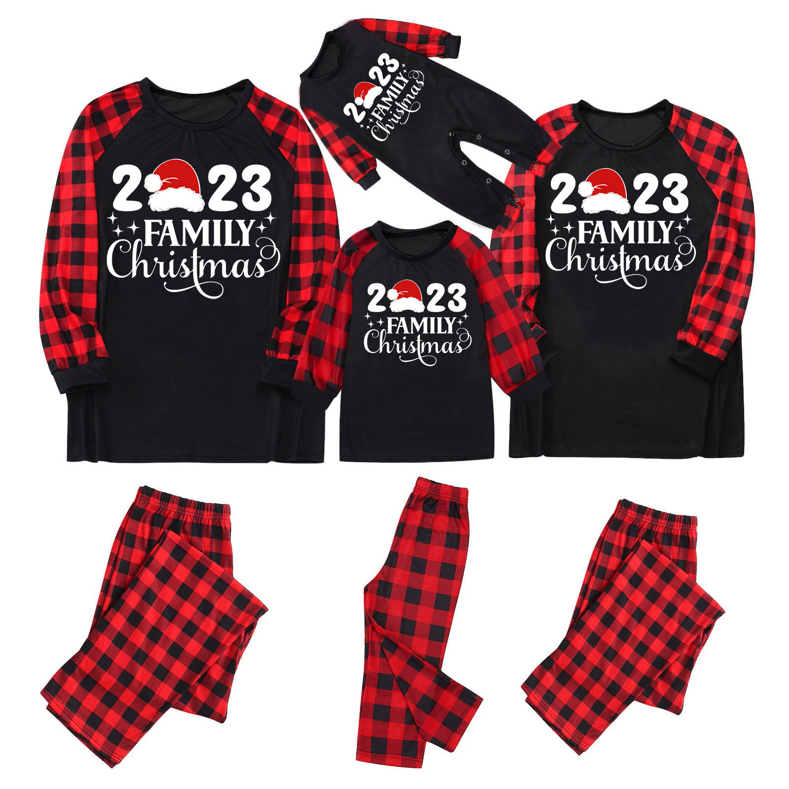Christmas Parent-child Wear Homewear Pajamas Suit photo 8