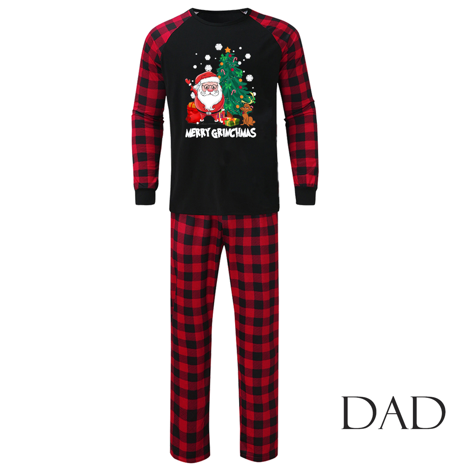 Christmas Parent-child Wear Family Pack Homewear Pajamas Suit photo 8