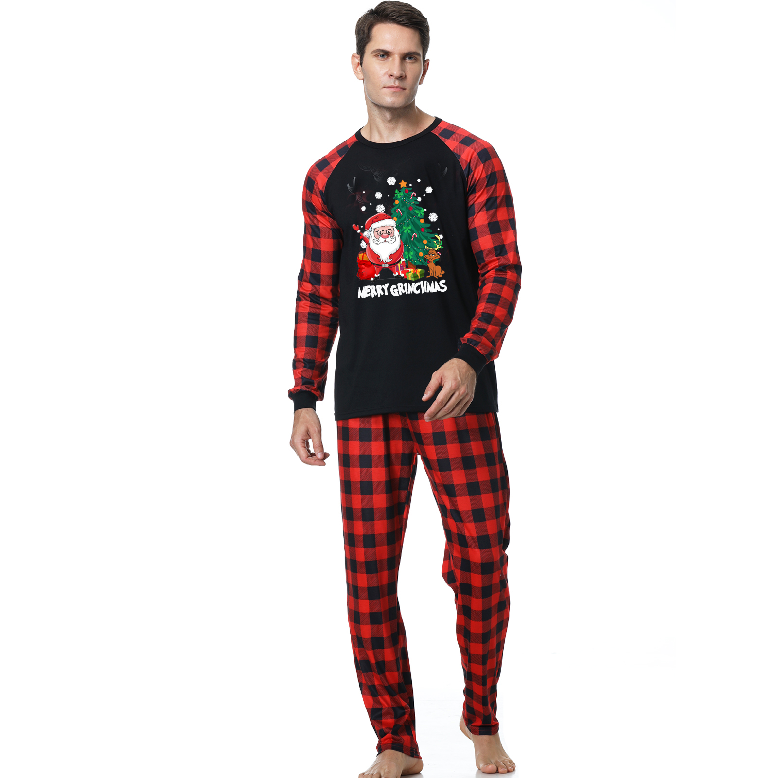 Christmas Parent-child Wear Family Pack Homewear Pajamas Suit photo 2