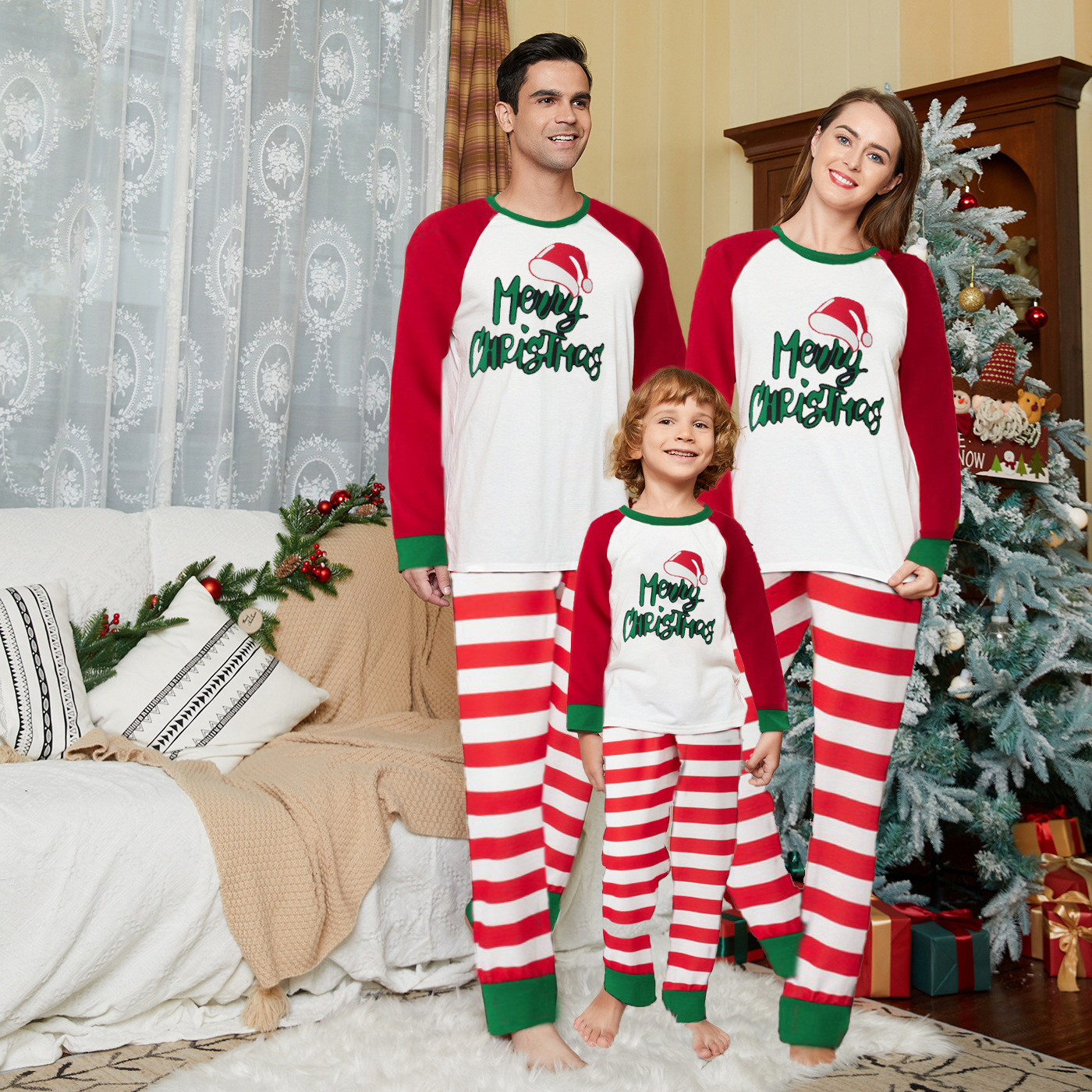 Clothes For The Whole Family A Family Of Four Stripes Christmas Suit photo 1