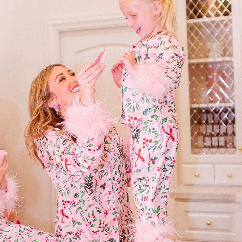 Women's Parent-child Wear Printing Suit Homewear photo 1