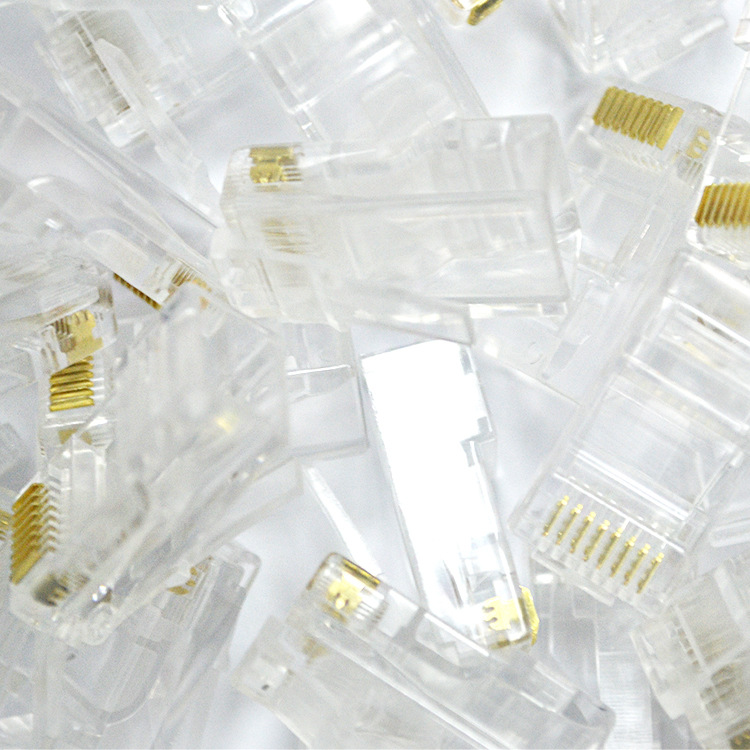 Modular Plug Three-fork Gold-plated Network Modular Plug photo 1