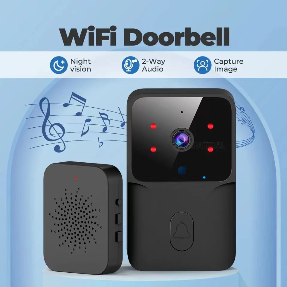 Intelligent Visual Doorbell Home Surveillance Video Intercom HD Night Vision Capture photo 1