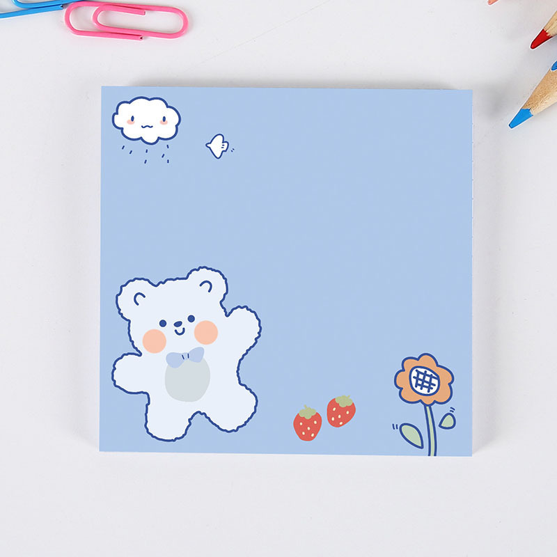 Cute Cartoon Soft Cute Bear Sticky Notes photo 6