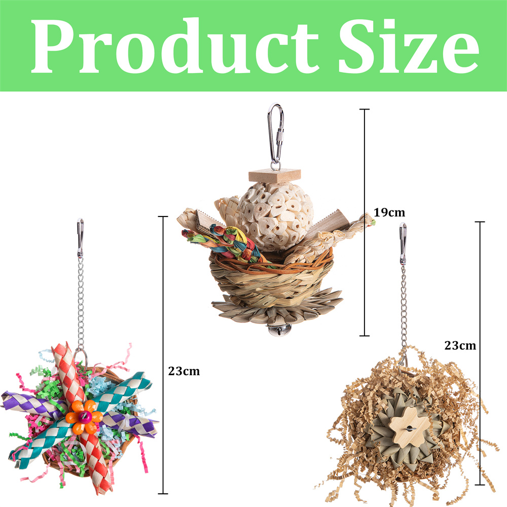 Parrot Bird Toy Supplies Gnawing Molar photo 8