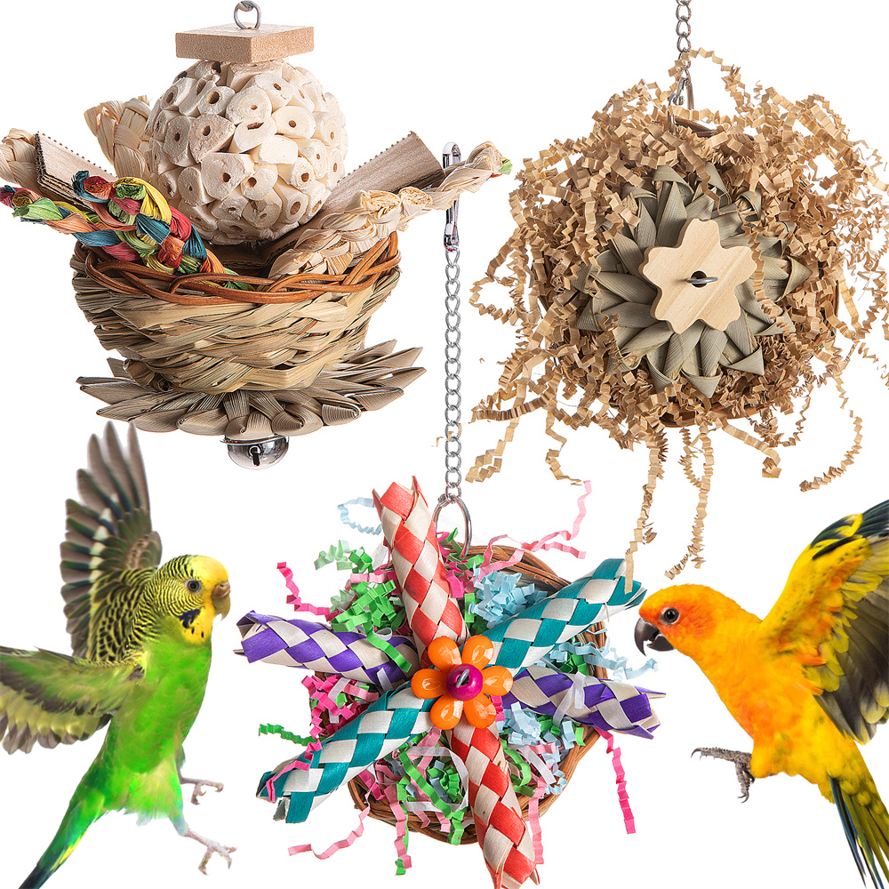 Parrot Bird Toy Supplies Gnawing Molar photo 2