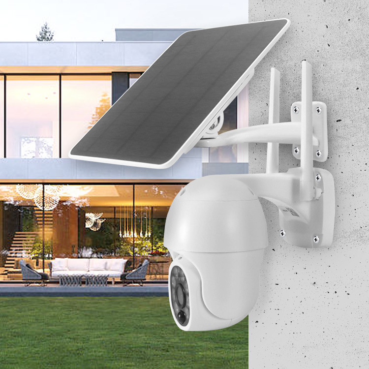 Graffiti  Solar Surveillance Camera Outdoor Waterproof 4G Camera photo 1