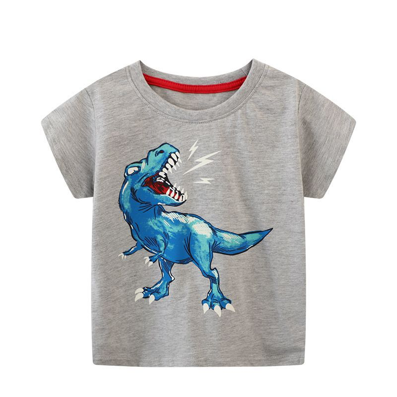 Children's Luminous Shark Pattern Short-sleeved T-shirt photo 7