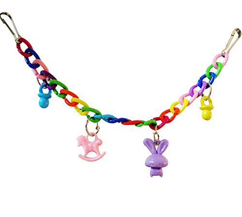 Parrot Acrylic Chain Suspension Bridge Swing Toy photo 4