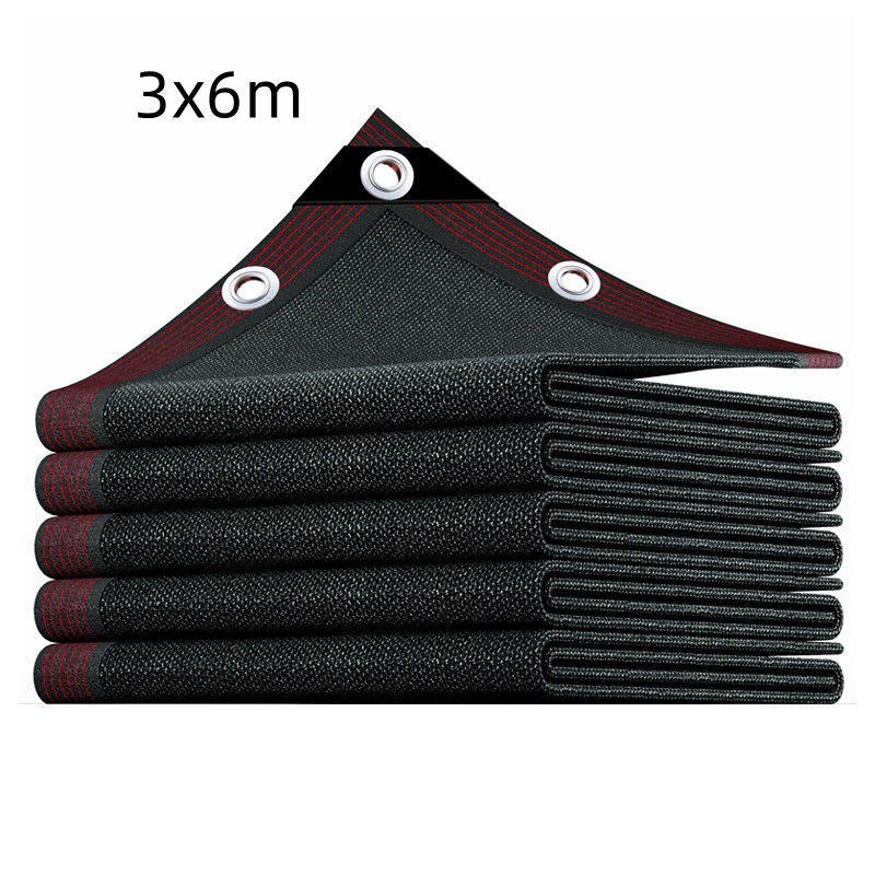 Agricultural Greenhouse Courtyard Sunshade Vegetable Insulation Black Sunshade Net photo 3