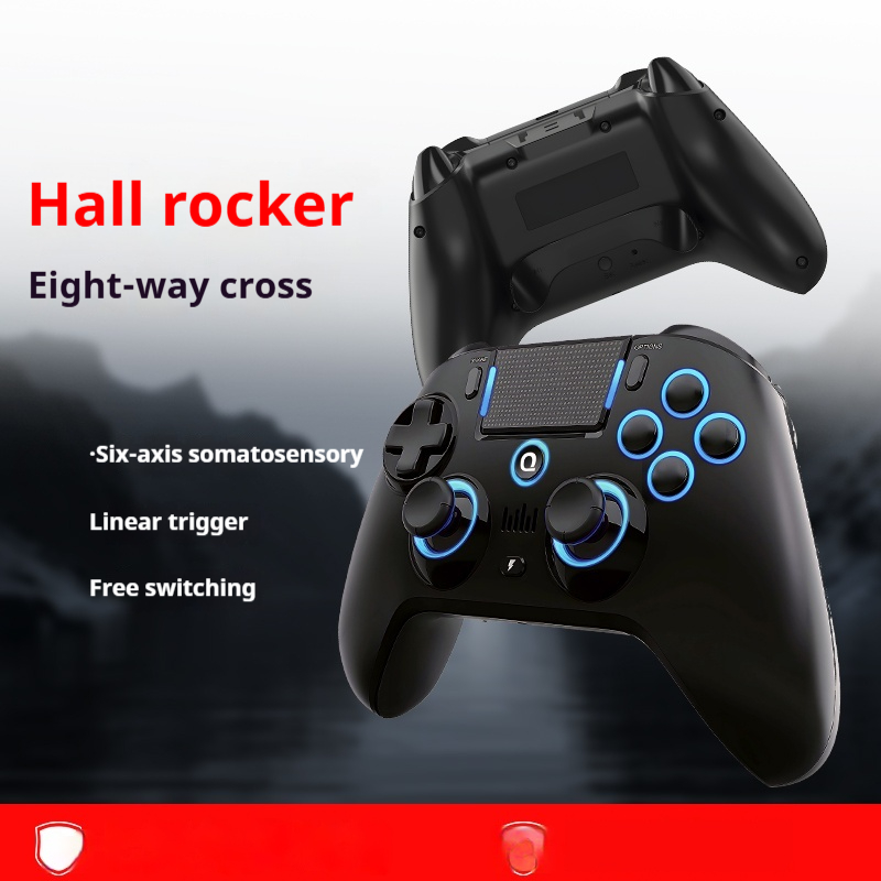 Bluetooth Gamepad Symmetrical Rocker Black Computer photo 1