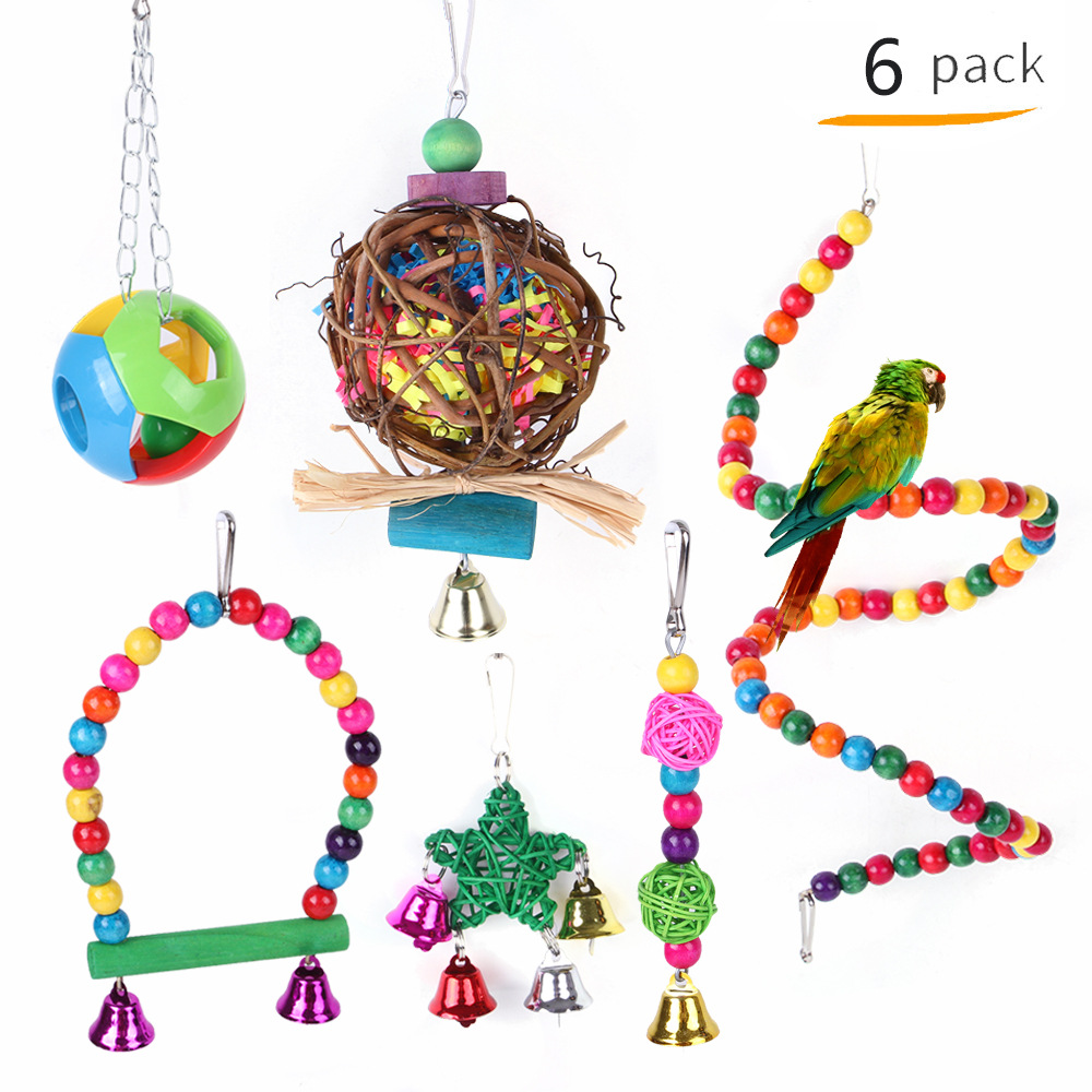 Fashion Personalized New Pet Birds Toys Suit photo 4