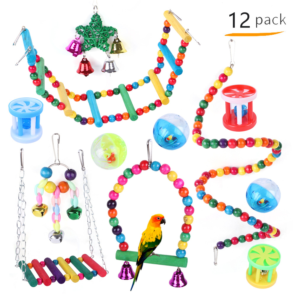 Fashion Personalized New Pet Birds Toys Suit photo 2