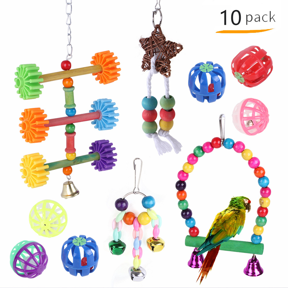 Fashion Personalized New Pet Birds Toys Suit photo 5
