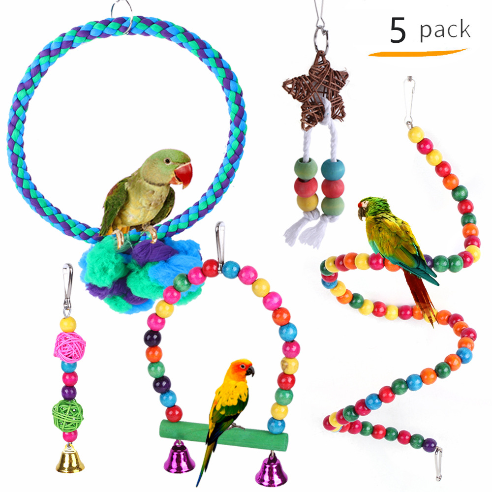 Fashion Personalized New Pet Birds Toys Suit photo 7