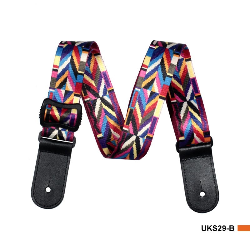 Thermal Transfer Printing Ukulele Color Small Guitar Belt photo 4