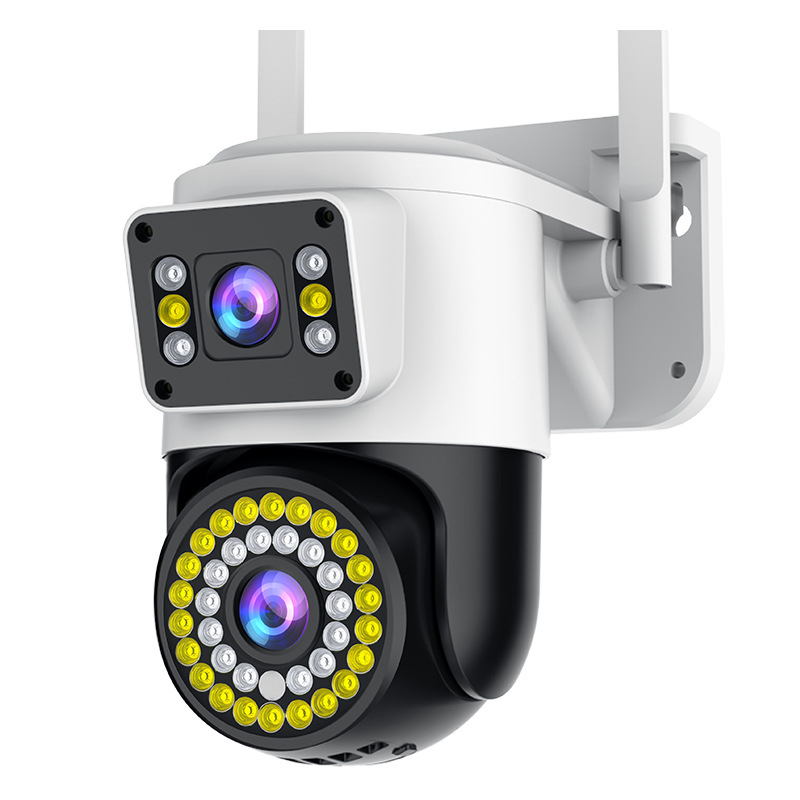 Night Vision Wireless Wifi Binocular Dual-screen Surveillance Camera photo 5