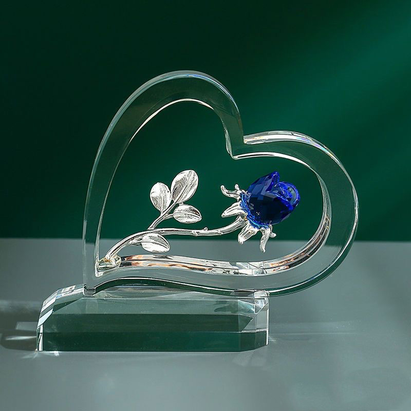 Home Valentine's Day Rose Heart-shaped Ornaments photo 5