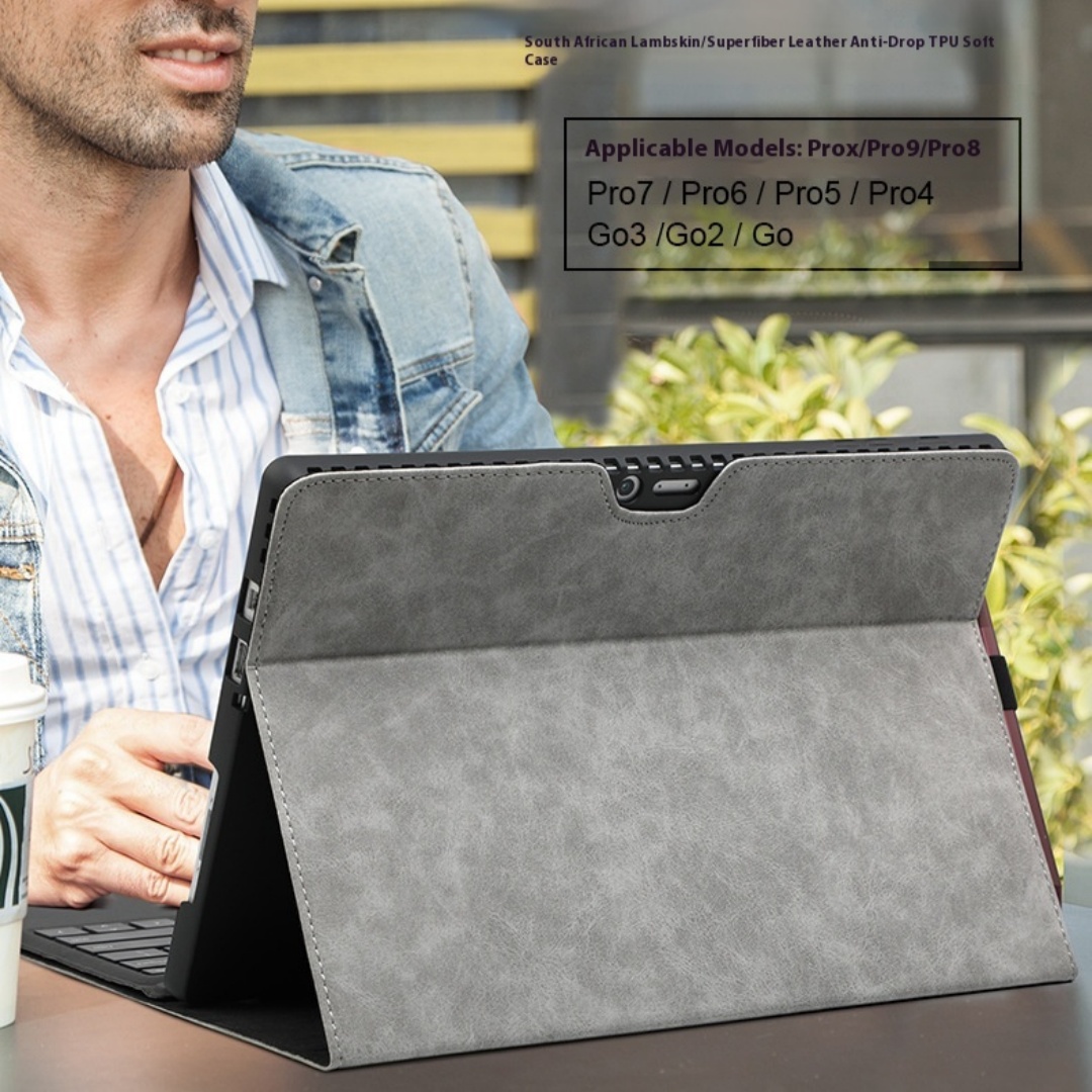 Leather Surface Pro789x Protective Sleeve photo 1