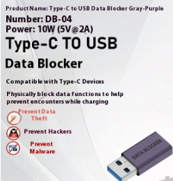Notebook Phone Data Shielding USB Male To Type-C Female Adapter photo 7