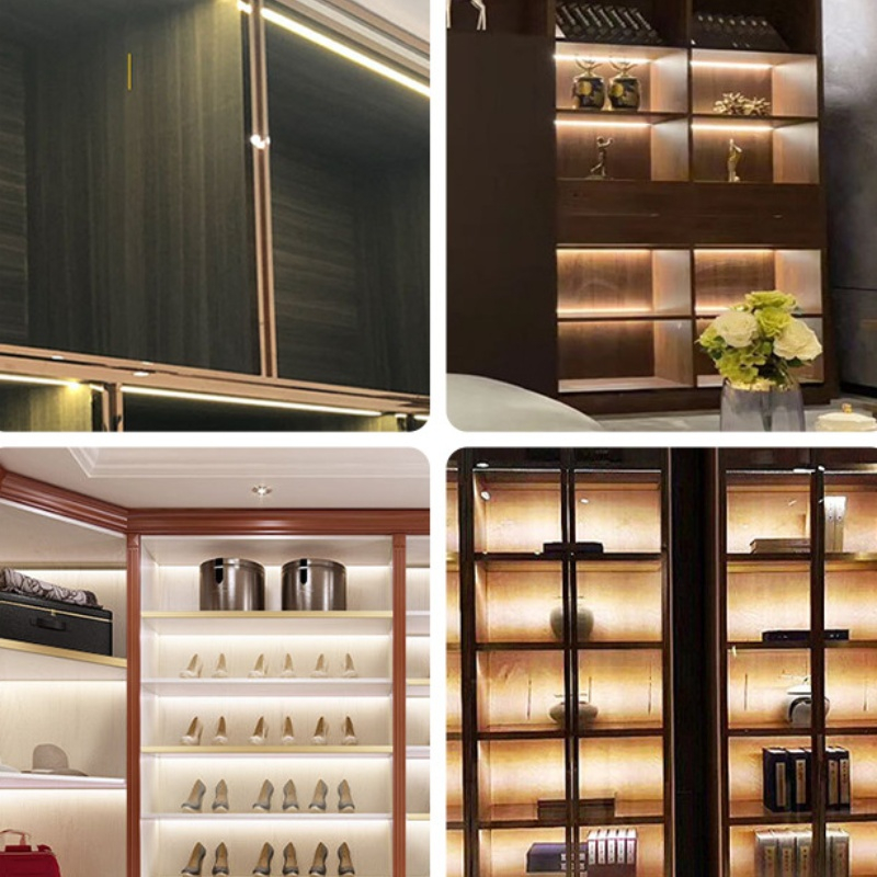 Embedded Cabinet Bar Showcase Bottom Oblique Wardrobe Line Light photo 2
