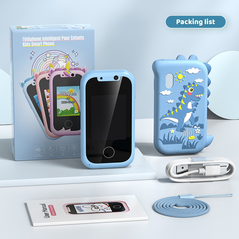 Early Childhood Education Photo Video Game Mini Bear Handheld Touch Mobile Phone Camera photo 5