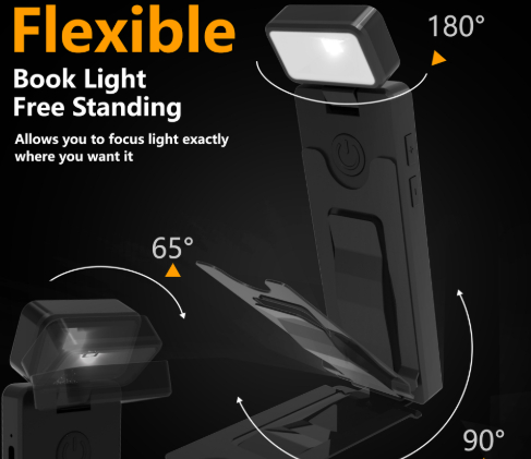 Folding Creative Mini Clip Portable Desk Lamp photo 4