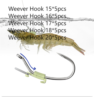 Outdoor Fishing Luminous Shrimp Back Clasp photo 6