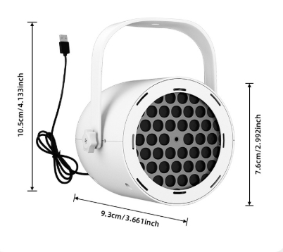 New Snowflake Christmas Projection Light With 16 Patterns Atmosphere Lamp photo 3