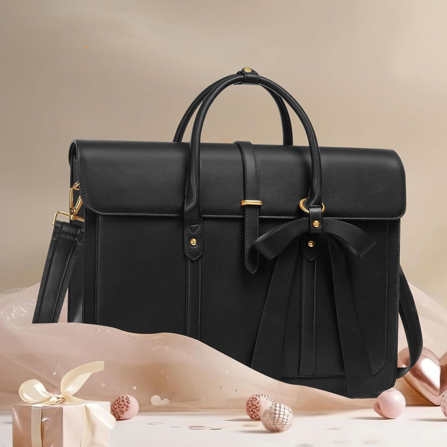 Large Capacity Tote Bag Commuter Laptop Handbag photo 1