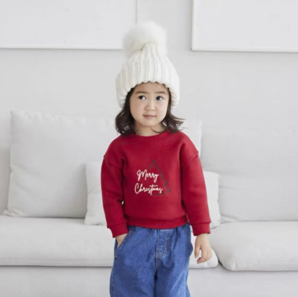 New Stylish Fall Outfit Set For Little Girls Cozy Sweatshirt For Baby Girls photo 6