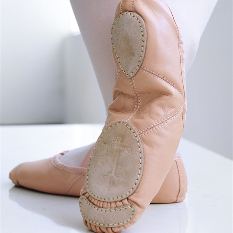 Full-leather Dance Soft-soled Practice Ballet Shoes photo 4