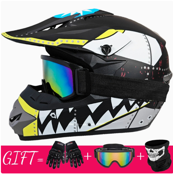 Yamamoto Off-Road Racing AM Mountain Bike Full-Coverage Off-Road Helmet photo 5