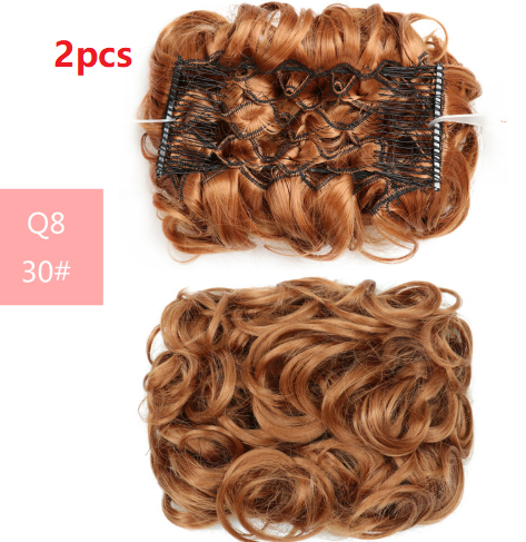 Fluffy Wig High Temperature Wire Pan Head Jewelry Insert Comb photo 2