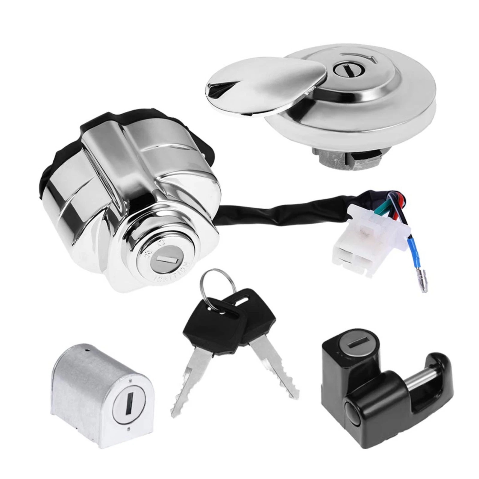 Suitable For Motorcycle Ignition Switch And Fuel Tank Cap Lock Set photo 3